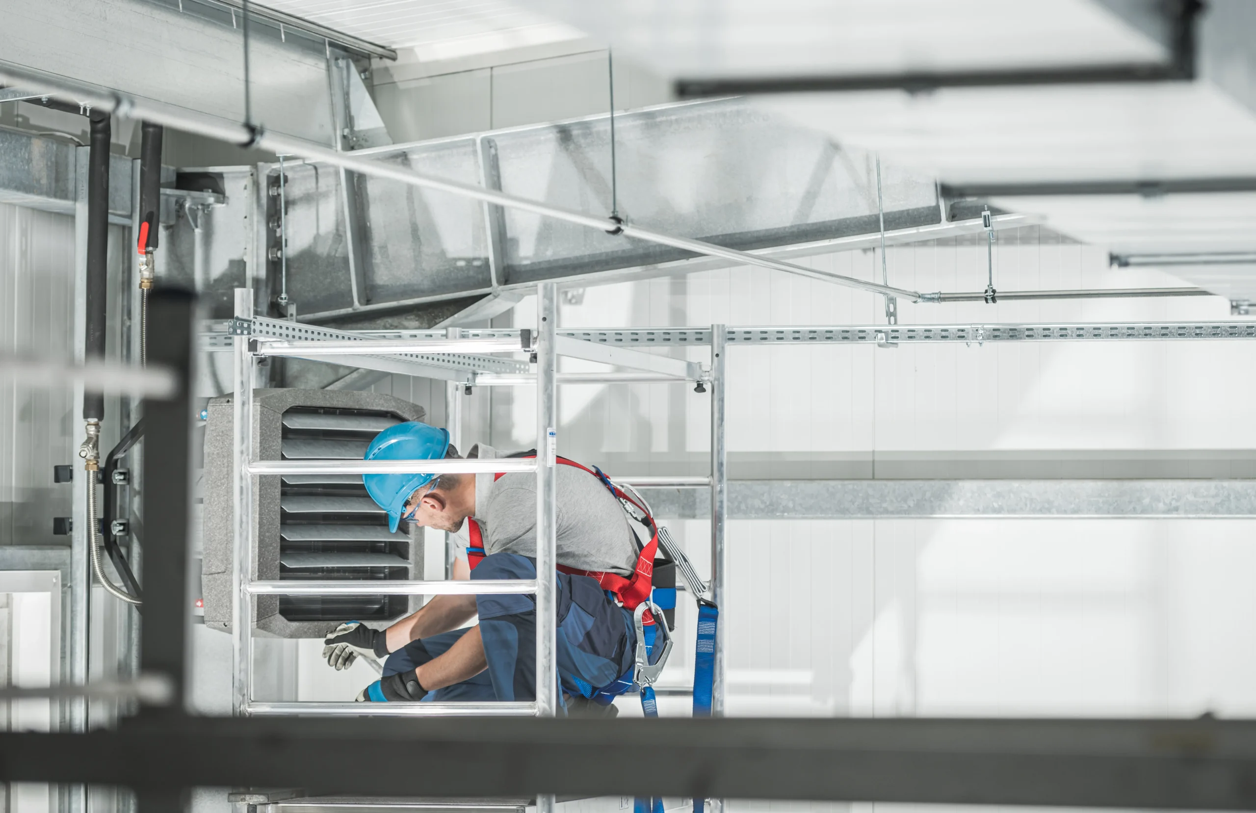 Maintenance et remise en état d'une salle blanche industrielle